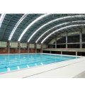 Estructura de techo de piscina prefabricada en el techo de acero armario